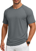 MAGCOMSEN Men's Short Sleeve UPF 50+ Sun Protection Shirts Quick Dry Athletic T-Shirt Hiking Running Swimming Rash Guard