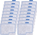 16 Pack Small Filter Cartridge Compatible with Aqueon, Aquarium Fish Tank Filter Cartridges Replacement for QuietFlow E Internal Power Filter Size 10 and Minibow Aquarium Filters Size 1/2.5/5 Gallon