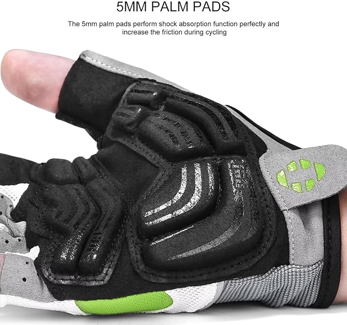 INBIKE 5mm Padded Half Finger Bike Bicycle Cycling Gloves-FlexoryFit