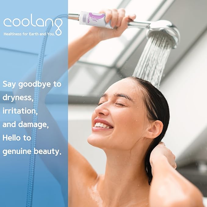 Universal Vita C Shower Filter: Unveil Radiant Skin & Hair with K-Beauty Secrets (Delicate-Lavender)