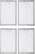 Filter Everything Replacement Kitchenaid W10181505 Compatible Replacement Aluminum Filters - 5 x 7-5/8 x 3/32" (4-Pack)