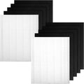 C545 Air Purifier Filter Replacement, Compatible with Winix C545 Air Purifier, Replaces Parts 1712-0096-00 and 2522-0058-00, 2 Pack H13 True Filter + 8 Activated Carbon Filters