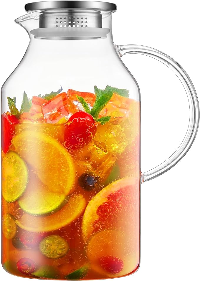 Bivvclaz 3 Liter 101 oz Glass Pitcher by Bivvclaz