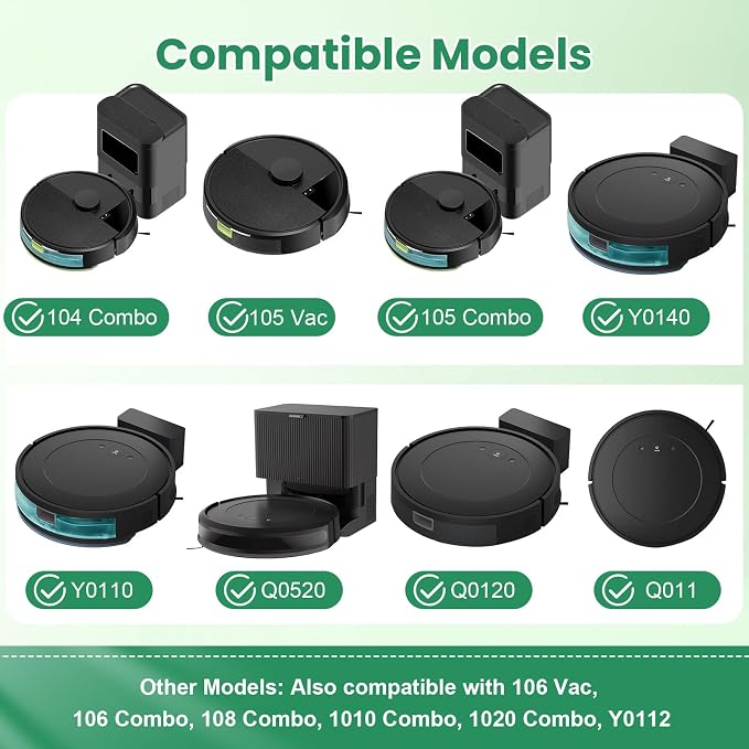 23 Pcs Accessories Kit for iRobot Roomba 104, 105 Vac/Combo, Q011 Robot Vacuum - Image 2