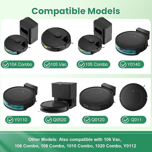 23 Pcs Accessories Kit for iRobot Roomba 104, 105 Vac/Combo, Q011 Robot Vacuum - Image 2