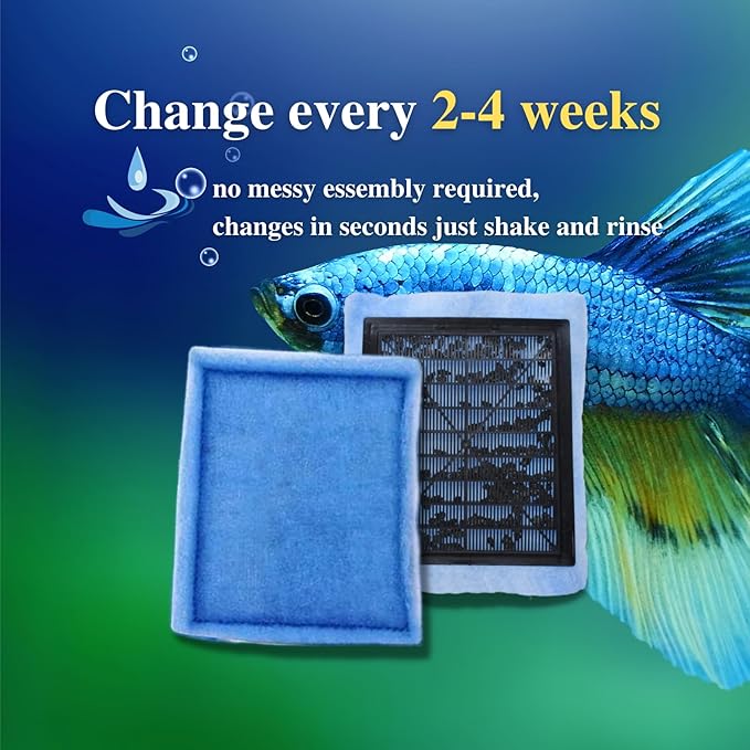 26 Pack Replacement Aquarium Filter Cartridge, Fit for Aqua-Tech 20-40/30-60 Gallon Power Filters, for Aqua-Tech EZ-Change #3 Fish Tank Filters…