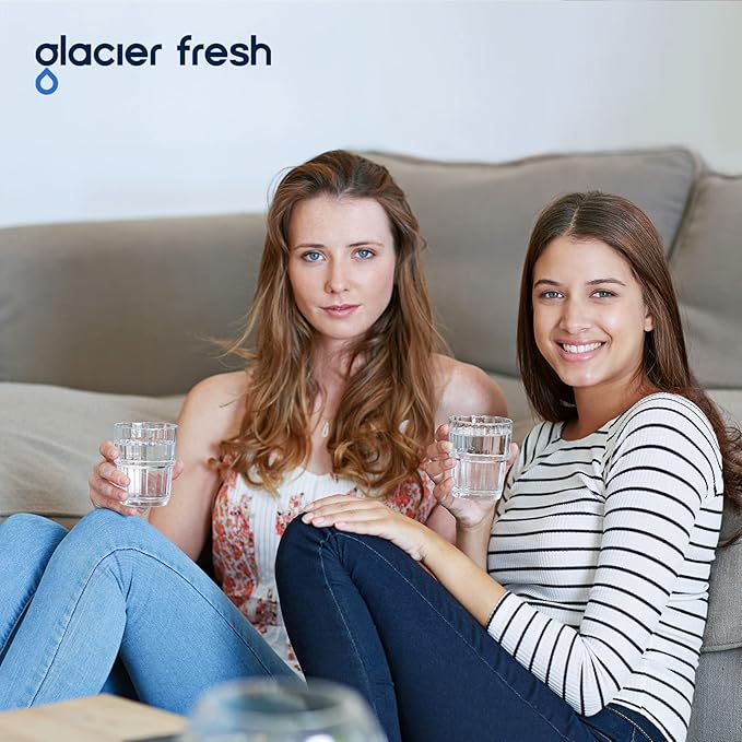 GLACIER FRESH NSF Certified Water Filter - Compatible with PUR® Filters RF9999® and RF-3375 - Replacement Faucet for All PUR® Systems - 6 Pack