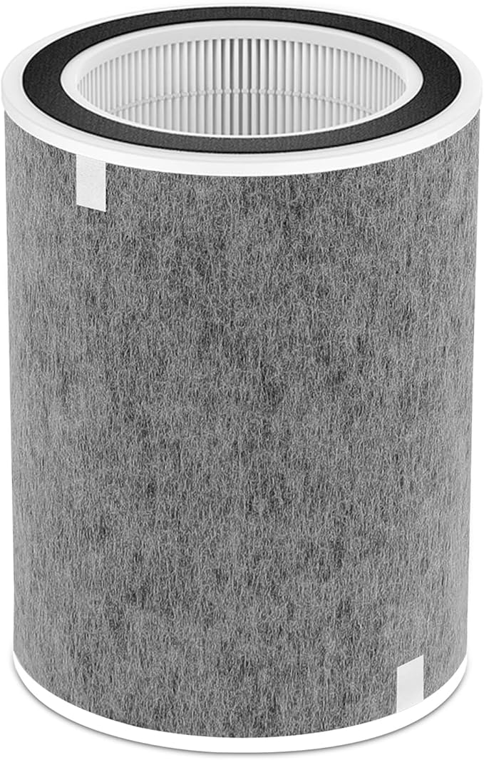 HP200 Series Replacement Filter Compatible with Shark HP201 HP202 HP232 & HC502 Air Purifier Three-level Filtration System Cleans up to 99.98% of Particles,Compare to Part # HE2FKBAS,HE2FKBASMB