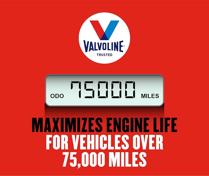 Valvoline High Mileage with MaxLife Technology 10W-30 Synthetic Blend Motor Oil - Image 5