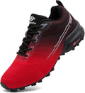 Men's Trail Running Shoes Lightweight Breathable Walking Hiking Sneakers Outdoor Athletic Tennis Cross Training Shoes