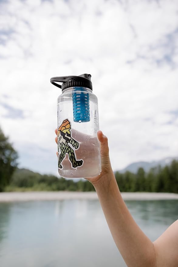Platypus DayCap Water Bottle Filter Cap for Wide Mouth HydroFlask, Nalgene, and Yeti Water Bottles