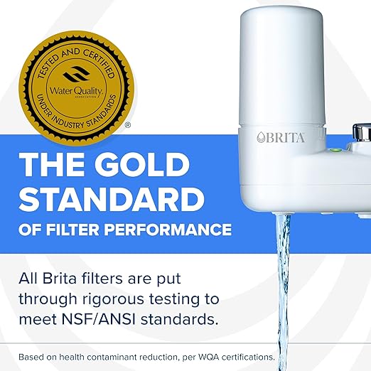 Brita Faucet Mount Water Filter System, No-Wait Filtration, Easy Install - Image 5