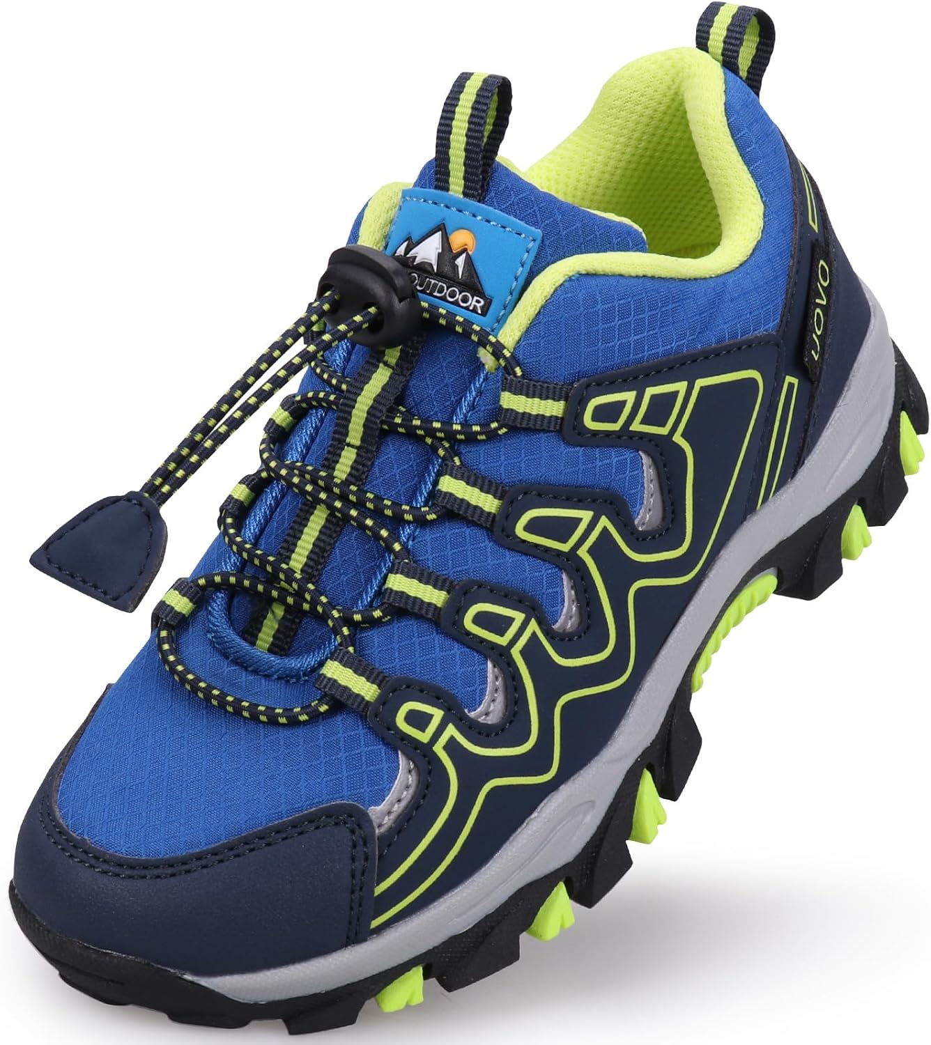 UOVO Boys Girls Kids Sneakers Hiking Running Outdoor Walking Tennis Shoes Waterproof Non Slip Fashion Sneakers(Little/Big Kids