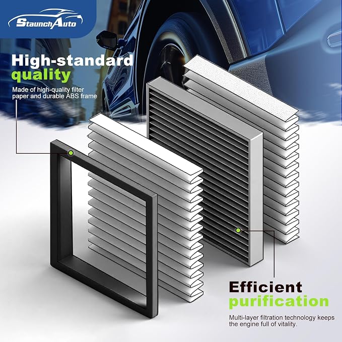 Engine & Cabin Air Filter for Infiniti QX50 2.0L 2019-2025, QX55 2022-2025 Air - Image 3