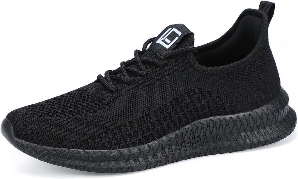 LCGJR Men's Running Shoes Ultra Lightweight Breathable Comfortable Walking Shoes Casual Fashion Sneakers Mesh Workout Shoes