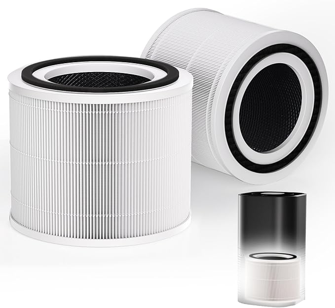 240 Filter Replacement for 240 Air Purifier, 3-in-1 Ture 14 HEPA Replacement Filter Compatible with 240 Air Cleaner Purifier (2 Pack)