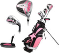 Precise XD-J Junior Golf Clubs Set – Right & Left Hand Options – Kids Golf Clubs for Ages 3-5, 6-8, 9-12 – Lightweight Graphite Shafts, Hybrid Club, Stand Bag – Boys & Girls Golf Set