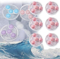 Pet Hair Remover for Laundry, 2025 Upgraded Pet Hair Remover for Laundry Hair Filter Bag Lint Catcher for Washing Machine Cat and Dog Hair Washing Machine Catcher 6 Pcs (Pink)