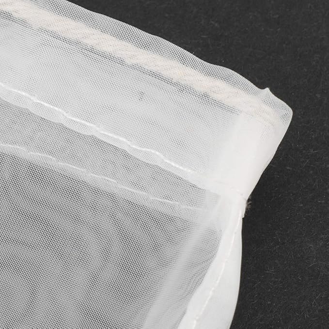 Yctze Reusable 100 Mesh Food Grade Filter Bag, Ideal for Home Brew Beer And Wine Making, 400 Micron Perfect for Bars, Restaurants, Featuring Straining, Brewing And Milk Nut Sieve