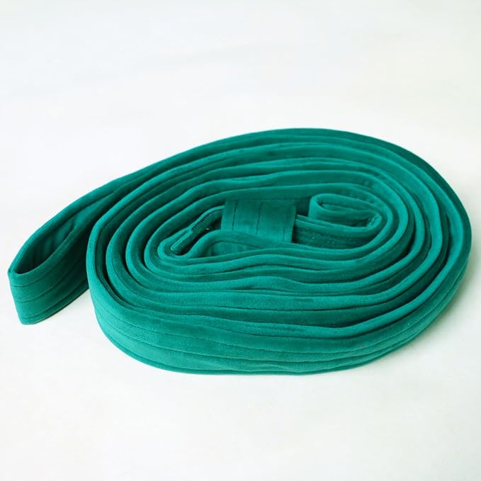 4.9ft (1.5m) Aerial Loops Straps – Professional Aerial Yoga Ropes for Acrobatics, Circus Training & Fitness – Strong Nylon Trapeze Straps for Aerial Silks, Hammock, Dance & Performance Arts-FlexoryFit