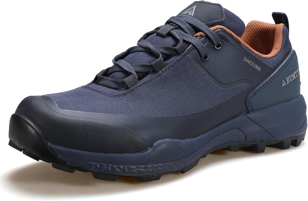 HUMTTO Men's All-Terrain Waterproof Hiking Shoes Lightweight Breathable Trekking Anti Slip Outdoor Trails Shoes