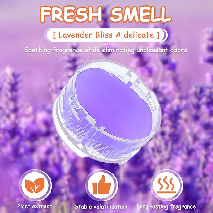 4Pack Odor Neutralizer Replacement Cartridge fit for Shark AZ3000 AZ3002 HZ3000 IZ862H IZ562H ZD550 ZU102 LA702 Odor Elimination Replacement 1541FC3000(Lavender)