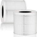 A1 Replacement Filter Compatible with VEWIOR A1, HQSC-50, HQKJ-80, AMEIFU AP01W, KOIOS HQKJ-50 Air Purifier, 3-IN-1 H13 True HEPA Filter Activated Carbon Filter, 2 Pack