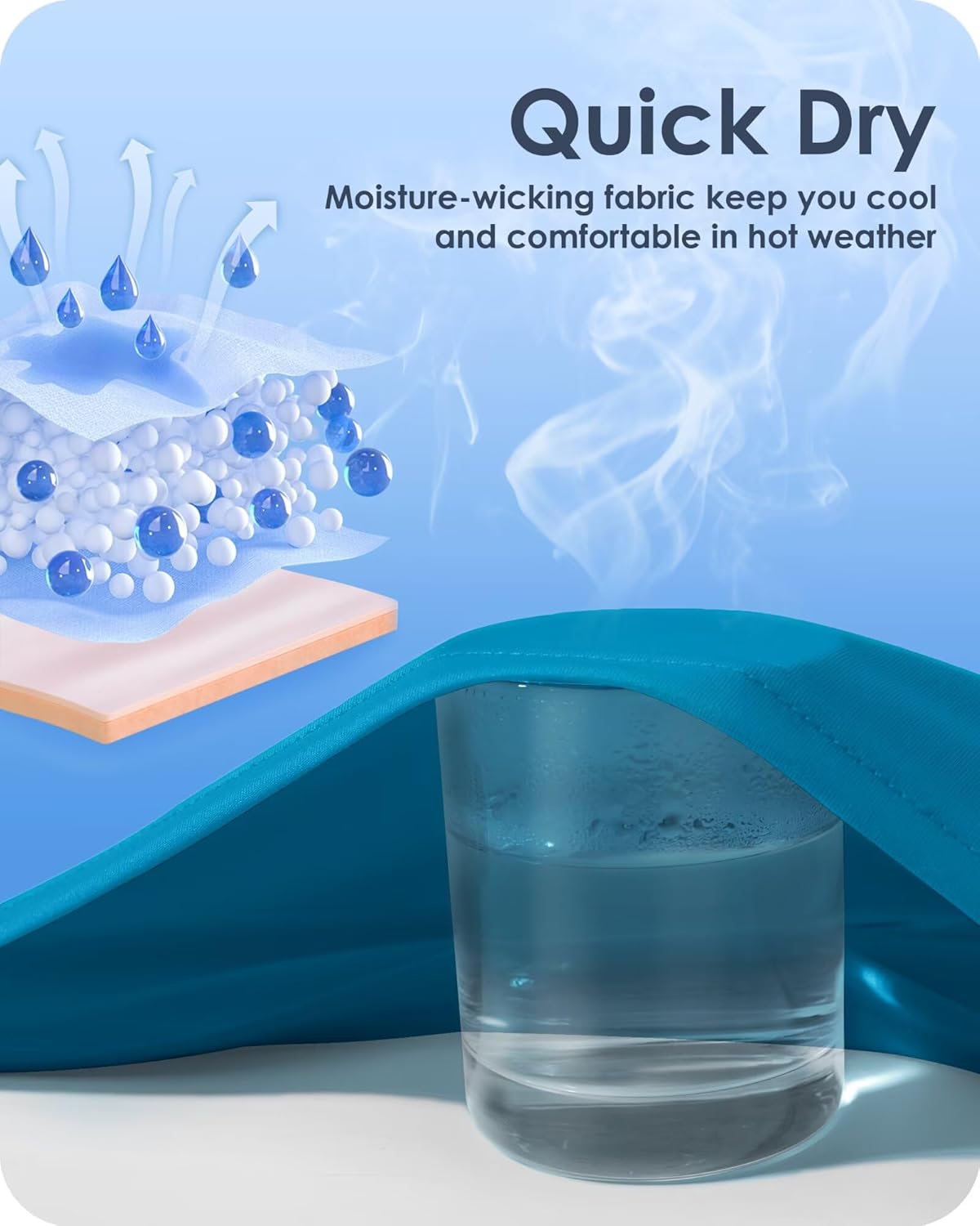 Boladeci Men's Swim Shirt Short Sleeve UPF 50+ Sun Protection SPF UV Moisture Wicking Lightweight Quick Dry Rash Guard