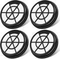 4 Pack Replacement HEPA Filters Compatible with Eureka Whirlwind NEN110A/NEN110B Bagless Canister Vacuum Cleaner Accessories