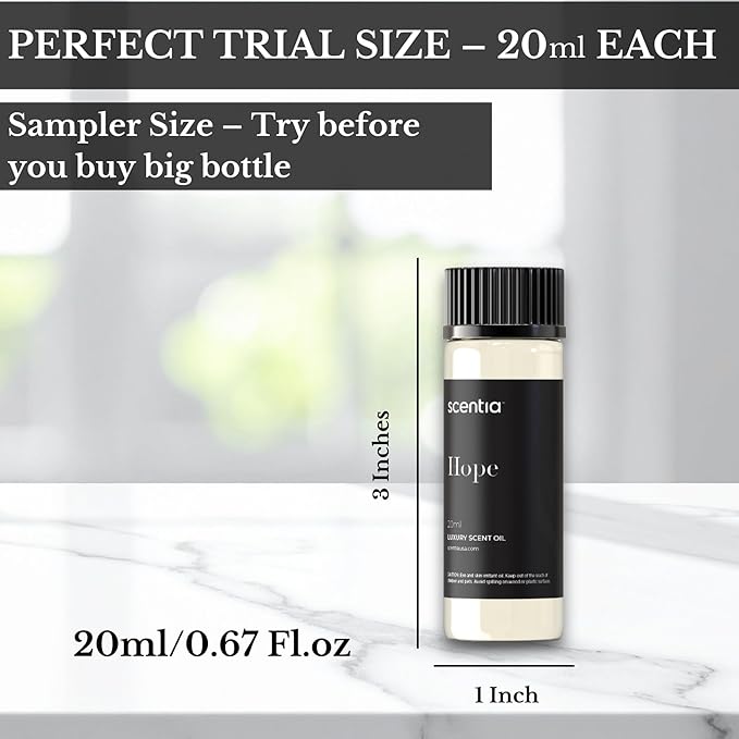 Perfume-Inspired Essential Oil Set – 3×20ml Diffuser Oils with Floral & Woody Notes | Designer Fragrance Blends for Home, Spa & Aromatherapy