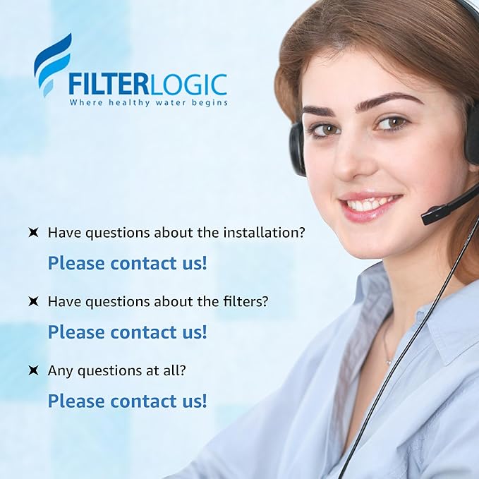 Filterlogic Water Filters, Reduce TDS, Compatible with ZeroWater® Pitcher and Dispenser, NSF/ANSI 372 Certified, Reduce Chlorine, and More (Pack of 4)