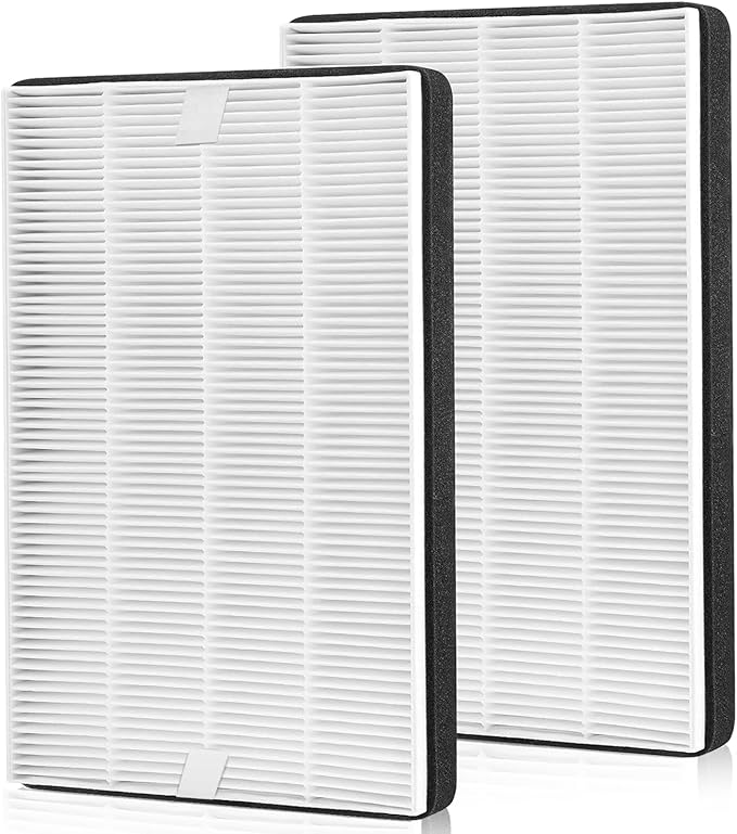 2 Packs F2 A2 H13 True HEPA Filter Replacement Compatible with 3M Filtrete Room Air Purifier Models FAP-C02WA-G2 FAP-C03BA-G2 FAP-T03BA-G2 FAP-SCO2N FAP-CO2-A2 FAP-CO3-A2 FAP-TO3-A2