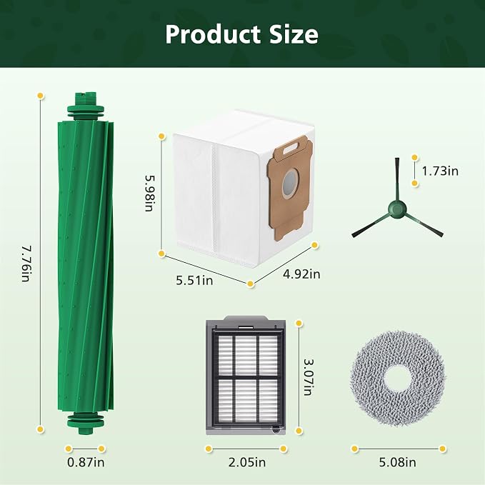 25 Pcs Replacement Parts Kit for iRobot Roomba Plus 405/505 / 507 Combo Robot - Image 7