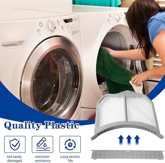 DC63-01140A Dryer Lint Screen Filter Cover for Samsung Dryer Lint Screen Filter Cover Compatible with 2071137 AP4578907 PS4210250 ﻿
