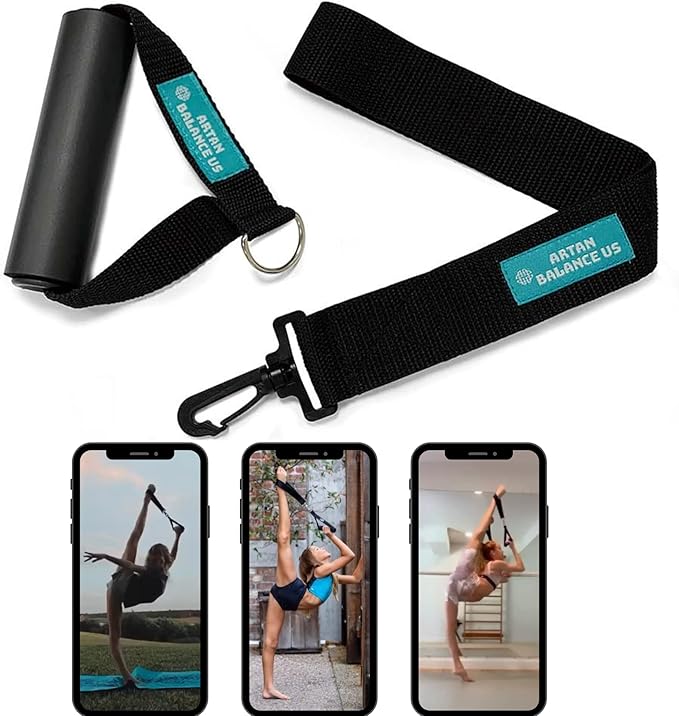 Stretching Straps for Flexibility, Balance, and Leg Stretching – Multiple Styles for Yoga, Ballet, Dance, Gymnastics & Physical Therapy-FlexoryFit