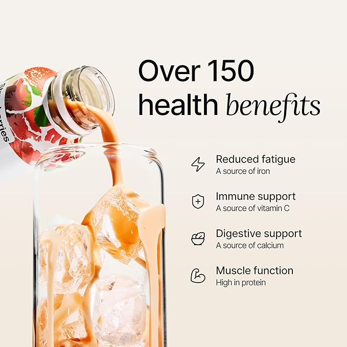 Huel Ready-to-Drink | Strawberry Shortcake Meal Replacement Drink | High Protein Drink | Nutritionally Complete, Low Sugar, High Fiber, Plant Based, Vegan, Healthy | 22g Protein Per Bottle, 16.9 Fl Oz (12 Pack)-FlexoryFit