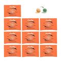 100Gram 10Packets Fonday Rechargeable Silica Gel Desiccant Packets Food Grade Fast Reactivate Desiccant Bags Moisture Indicating Orange to Green