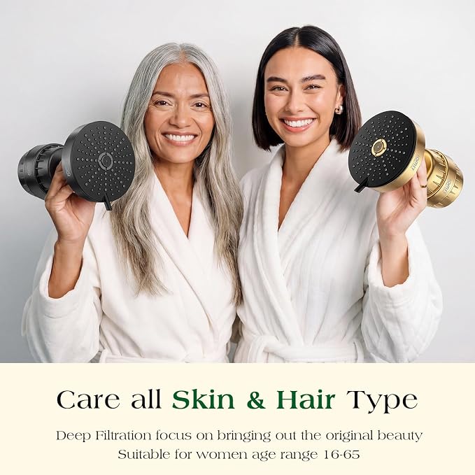 Filtered Shower Head COMBO – for Healthier Skin & Hair | 3 Mode High Pressure - Image 8