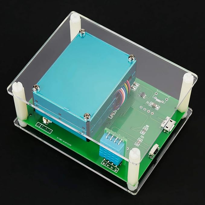 5V Air Quality Monitor, Air Pollution Detector Meter Sensor Tester with 2.8" TFT Screen for Monitoring PM2.5 Temperature Humidity and Air Particulates for Indoor/Outdoor