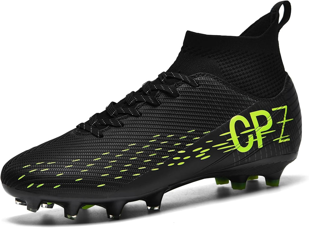 Soccer Cleats for Mens Womens Indoor Soccer Shoes Unisex Baseball Turf Shoes Youth Rugby Shoes Adult AG FG TF Football Boots Wide Training Sneaker