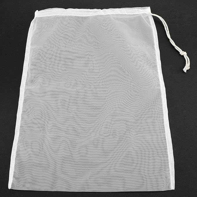 Yosoo 100 Mesh Wine Filter Bag, Reuseable Home Brew Beer Making, Used in Fermentation, Jam and Jam Making, Kefir and Wine Making(20x30cm)