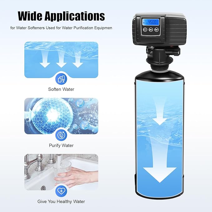Digital ControlValve for Water Softeners, 5600xstst Time Type Digital ControlValve, Water SoftenerValve for Water Softeners Used for Water Purification Equipment, 3W, 110V