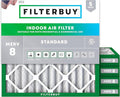 Filterbuy 25x25x2 Air Filter MERV 8 (MPR 700) Dust Defense Replacement (5-Pack), Electrostatic Pleated HVAC AC Furnace Filters, Made in USA (Actual Size: 24.50 x 24.50 x 1.75)