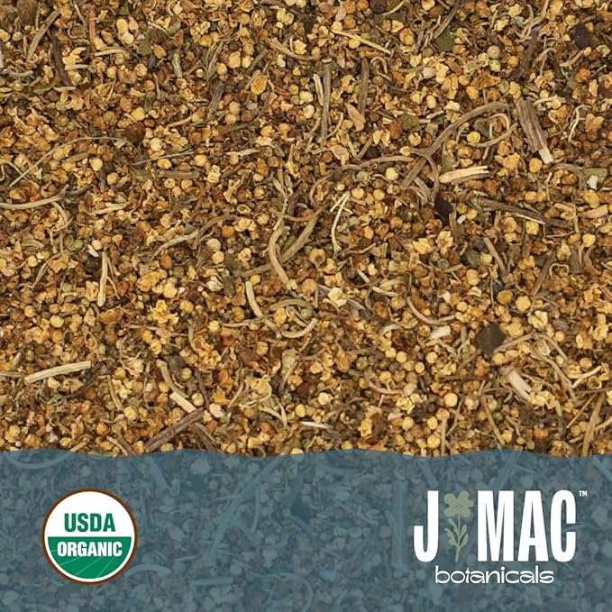 J Mac Botanicals Organic Elderflower, Herbal Tea - 16 ounces-FlexoryFit