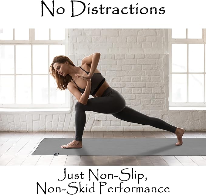 Tatago Hot Yoga Mat Towel Non Slip for Hot Yoga (72-84 inch Mats) Our Hot Yoga Towel Non Slip Silicone Dabs & Absorbent Microfiber Blend Gives You More Grip As You Drip! (Nube Gris, XL - 84")-FlexoryFit