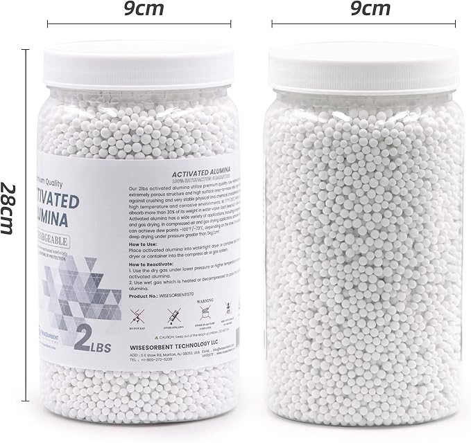 10 LBS Activated Alumina, Alumina Desiccant, Reusable Dessicant Dehumidifiers Desiccant Moisture Absorber