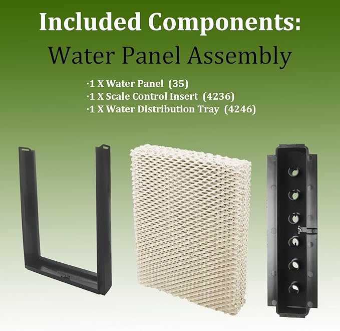 Humidifier Maintenance Kit 4750 for AprilAire Whole-House Humidifier Models: 700, 700A, 700M, 760, 760A, 768,with Panel Model No. 35 Humidifier Replacement Filter
