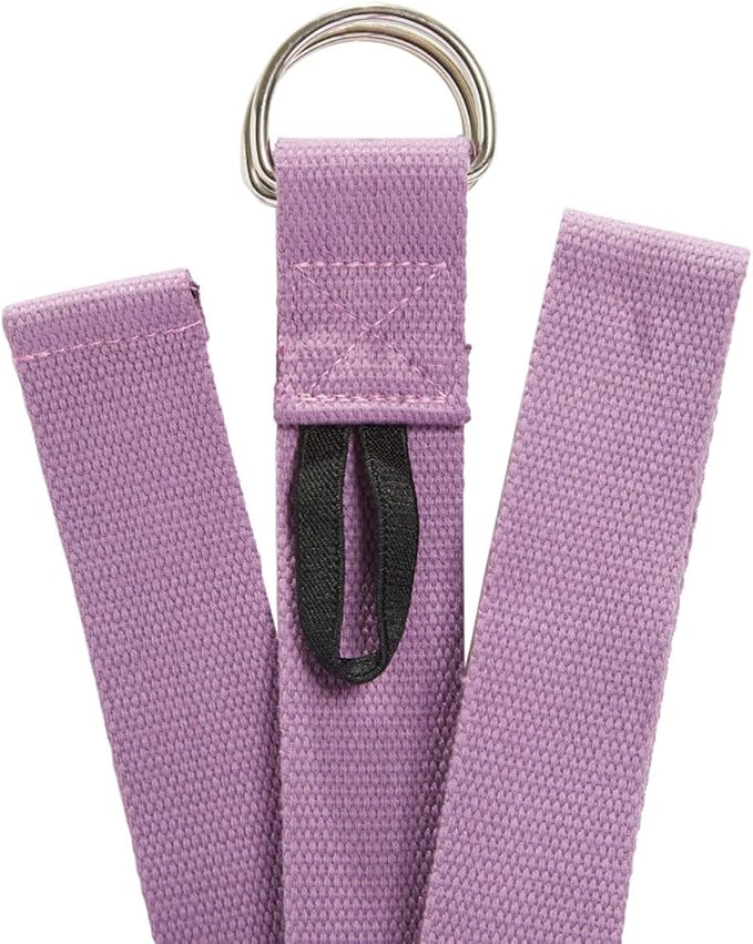 Everyday Yoga Super Strong Strap with Metal D-ring Buckle - Improve Flexibility, Stretching, and Physical Therapy Fitness.-FlexoryFit