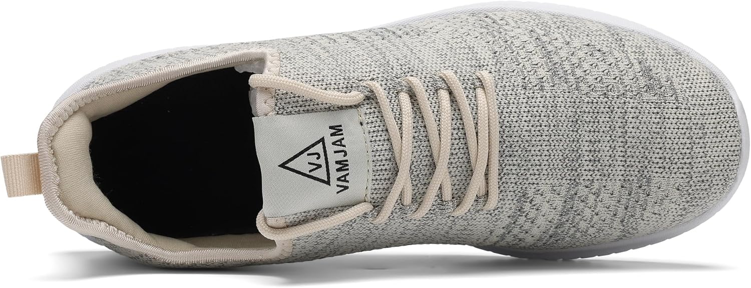 VAMJAM Men's Running Shoes Ultra Lightweight Breathable Walking Shoes Non Slip Athletic Fashion Sneakers Mesh Workout Casual Sports Shoes