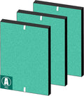 Upgraded 3 Pack 115115 Toxin Absorber Replacement Filter A Size 21 Compatible with Winix Plasmawave C535 5300 Air Purifier(Green)